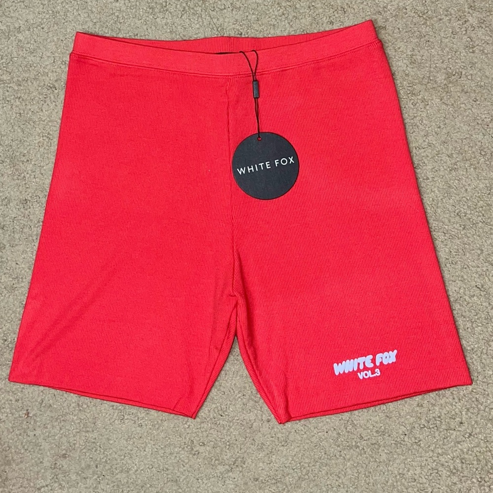 White Fox Boutique Volume 3 Biker Shorts (Cherry) 🍒